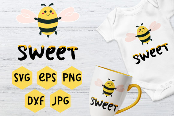 Bee Sweet SVG: Graphics & Crafts for Creative Publishing