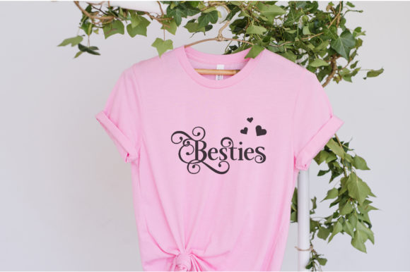 Besties Friend Svg Quote Heart Design