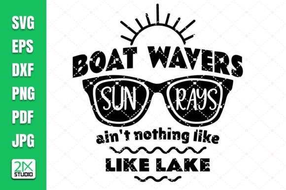 Boat Waves SVG - Summer SVG Graphics & Crafts
