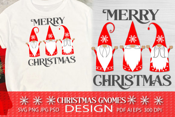Christmas Gnomes. Gnomes SVG. Graphics & Crafts