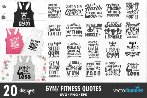 Gym Bundle Quote: Graphics for Crafts