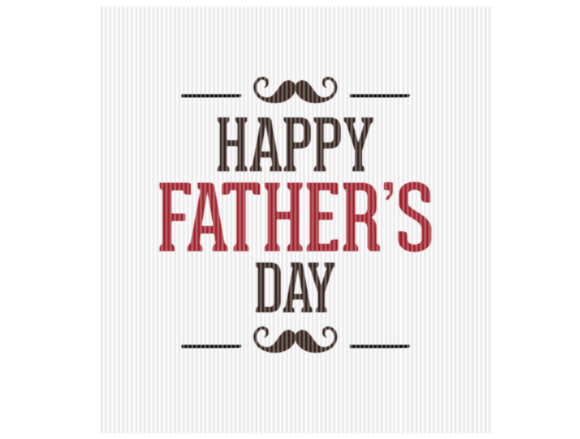 Happy Father's Day SVG Design Graphic