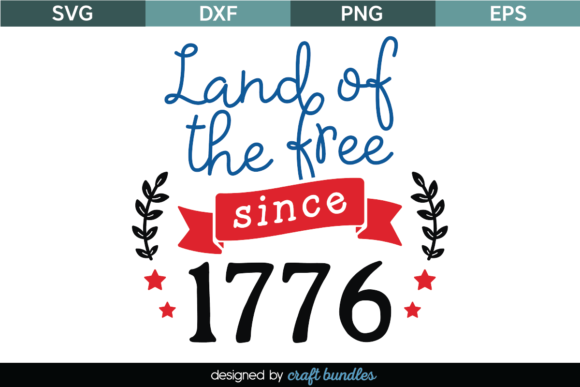 Land of Free SVG Quote Cut File: Graphics for Crafts and Branding