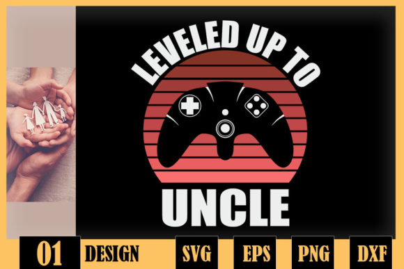 Leveled Up to Uncle Future Uncle Graphics