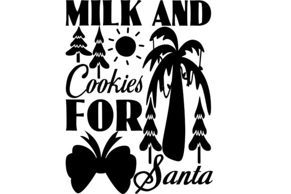 Milk and Cookies for Santa Graphics and Crafts