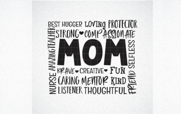 Mom Svg, Mom Subway Art Graphics