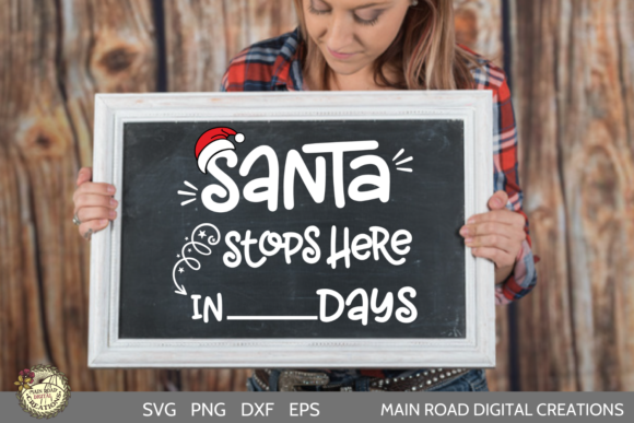 Santa Countdown: Graphics for Crafts