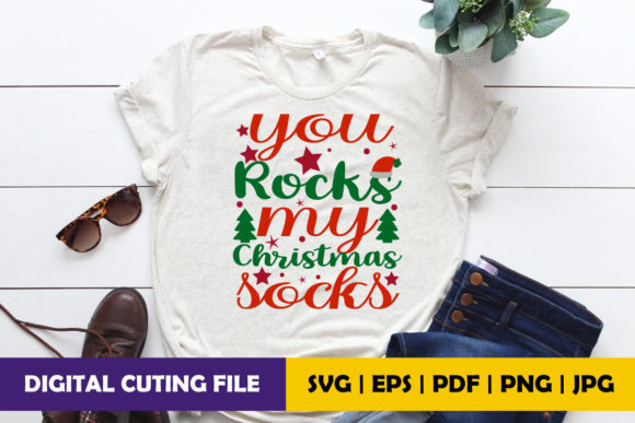 You Rocks My Christmas Socks Graphics